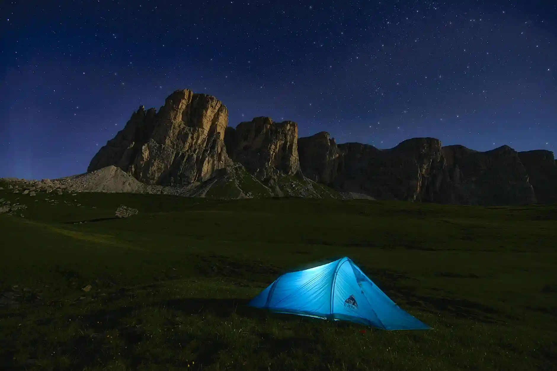 <a href="https://www.pexels.com/photo/blue-dome-tent-near-mountain-618848/">Photo by Sagui Andrea on Pexels</a>